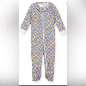 Lila + Hayes Parker Boys’ Footed Zipper Pajamas